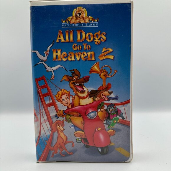 All Dogs Go To Heaven 2 VHS 1996 Family Animation Classic Charlie Sheen - Picture 1 of 3